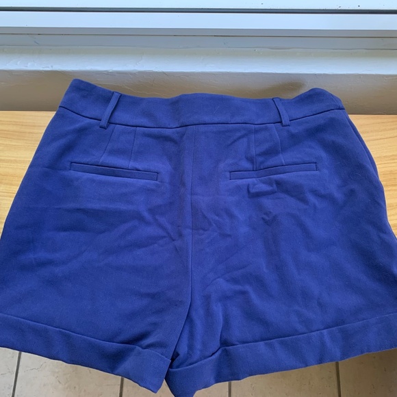 Express royal blue high waisted shorts - Picture 4 of 5